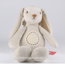 conejo de peluche personalizado patrón orejas largas felpa conejo blanco juguete